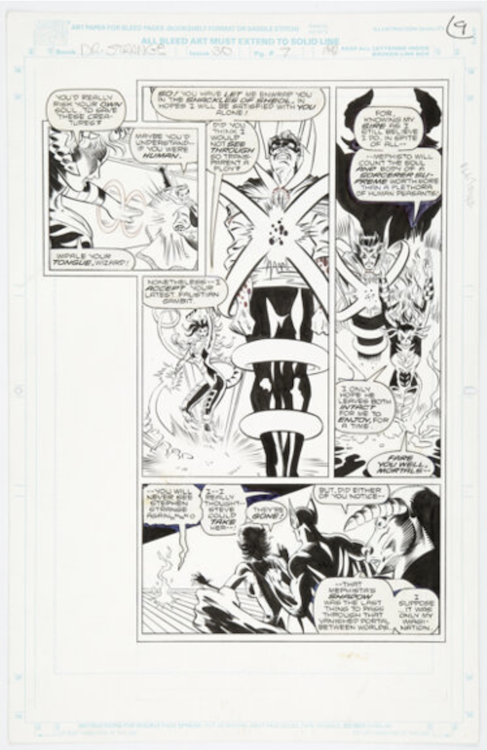 Doctor Strange, Sorcerer Supreme #30 Page 7 by Chris Marrinan sold for $170. Click here to get your original art appraised.