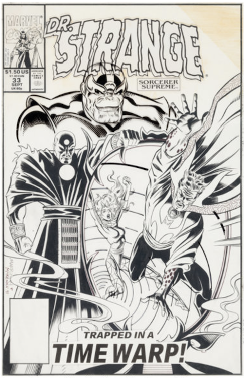 Doctor Strange, Sorcerer Supreme #33 Cover Art by Chris Marrinan sold for $3,825. Click here to get your original art appraised.