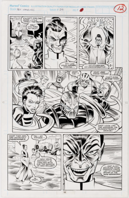 New Warriors #24 Page 8 by Chris Marrinan sold for $75. Click here to get your original art appraised.