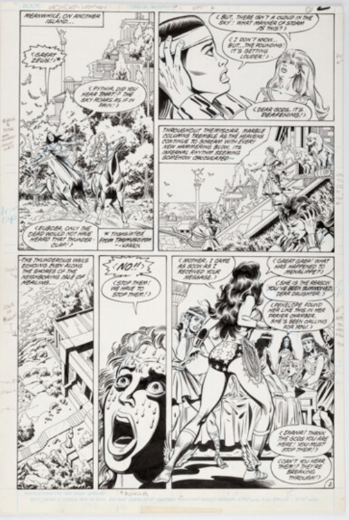 Wonder Woman #25 Volume 2 Page 2 by Chris Marrinan sold for $120. Click here to get your original art appraised.
