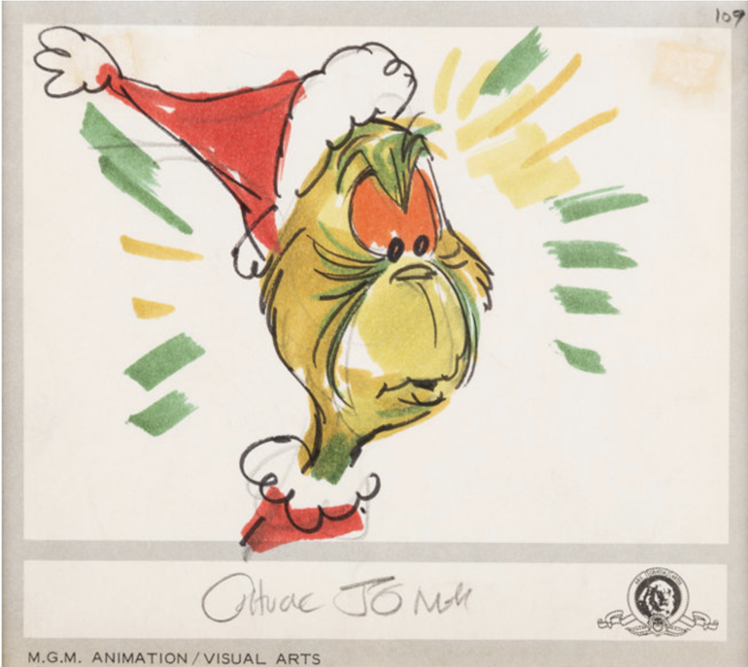 How the Grinch Stole Christmas Storyboard Illustration by Chuck Jones sold for $4,080. Click here to get your original art appraised.