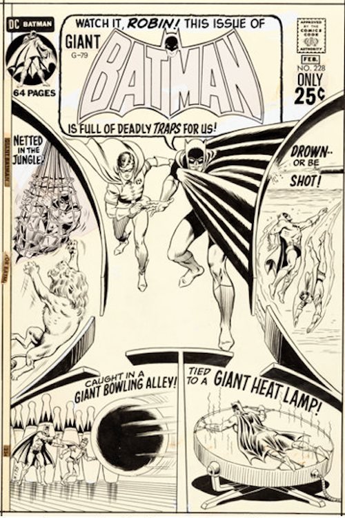 Batman #228 Cover Art by Curt Swan sold for $45,600. Click here to get your original art appraised.