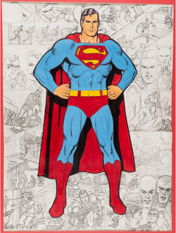Superman Specialty Painting by Curt Swan sold for $7,200. Click here to get your original art appraised.