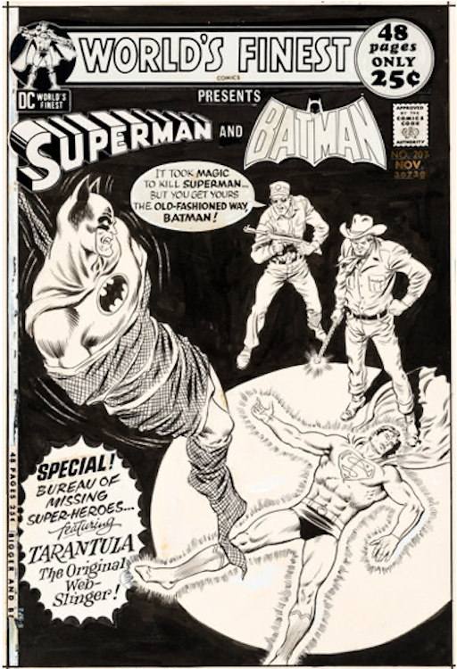 World's Finest #207 Cover Art by Curt Swan sold for $15,600. Click here to get your original art appraised.