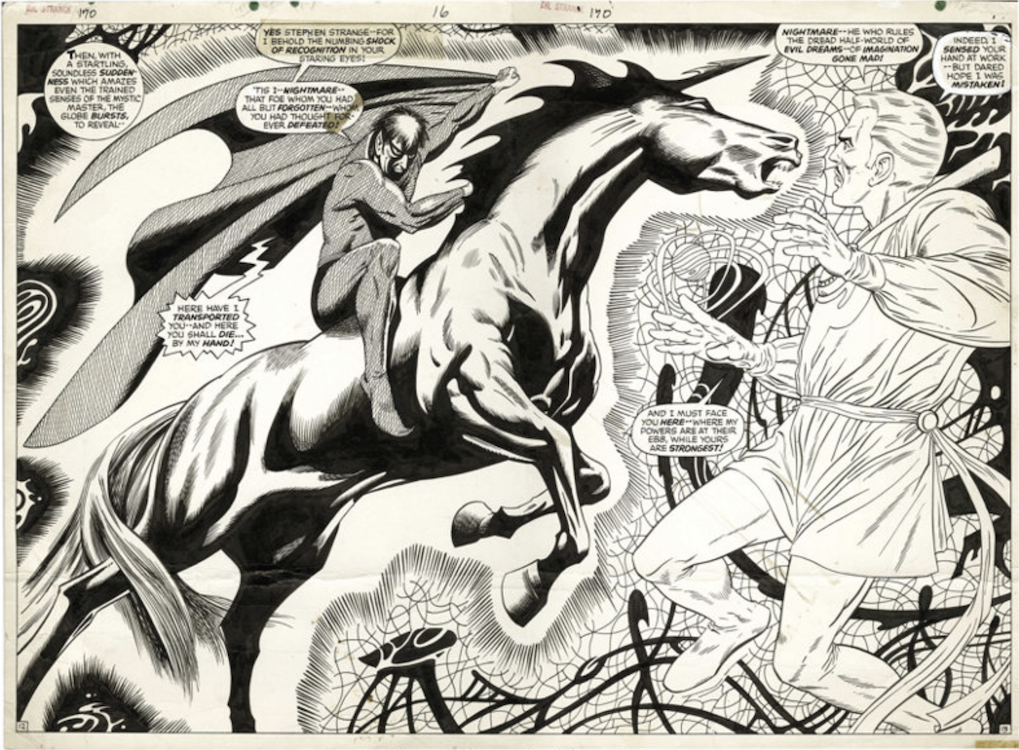 Doctor Strange #170 Complete 20-Page Story by Dan Adkins sold for $8,365. Click here to get your original art appraised.