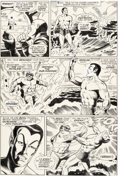 Tales to Astonish #100 Page 7 by Dan Adkins sold for $11,400. Click here to get your original art appraised.