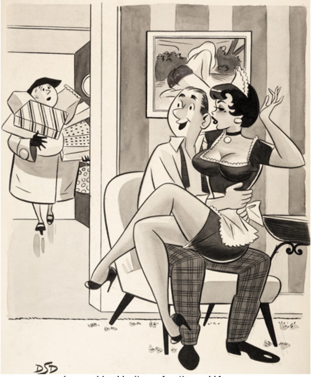 Gee-Whiz #9 March 1957 Gag Illustration by Dan Decarlo sold for $2,520. Click here to get your original art appraised.