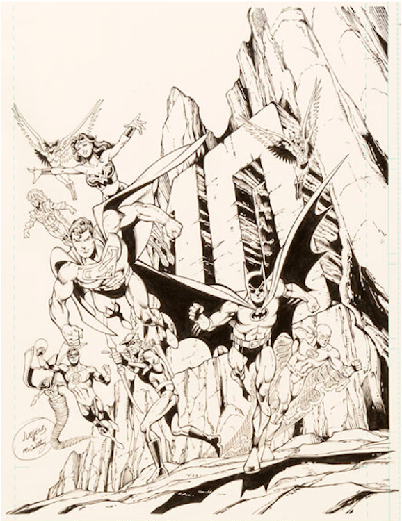 Back Issue #69 Cover Art by Dan Jurgens sold for $2,880. Click here to get your orignal art appraised.