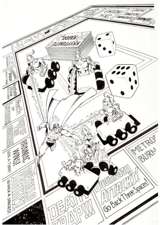 Superman #146 Toyman Cover Art by Dan Jurgen sold for $1,550. Click here to get your orignal art appraised.