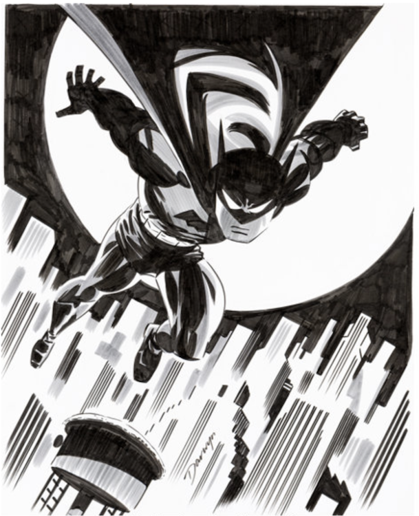 Batman Illustration by Darwyn Cooke sold for $3,360. Click here to get your original art appraised.
