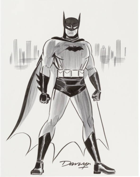 Batman Illustration by Darwyn Cooke sold for $5,280. Click here to get your original art appraised.