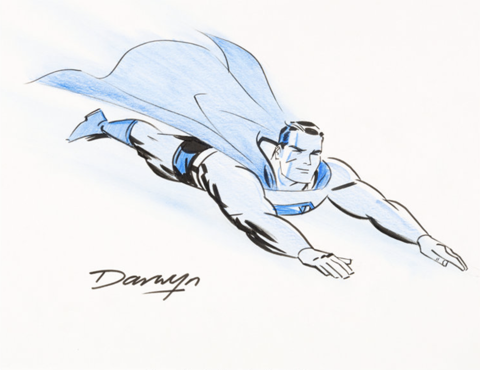 Superman Illustration by Darwyn Cooke sold for $1,110. Click here to get your original art appraised.