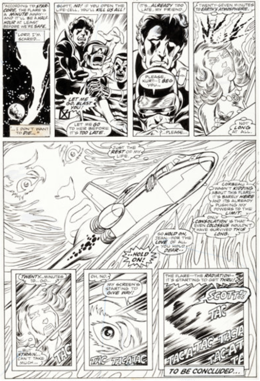 X-Men #100 Page 17 by Dave Cockrum sold for $19,200. Click here to get your original art appraised.