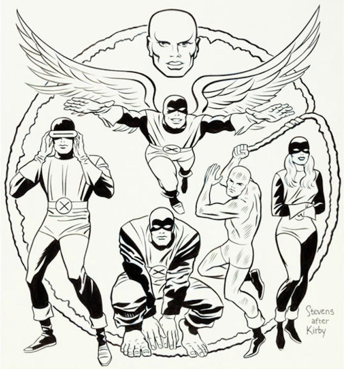 Original X-Men Illustration by Dave Stevens sold for $4,540. Click here to get you original art appraised.