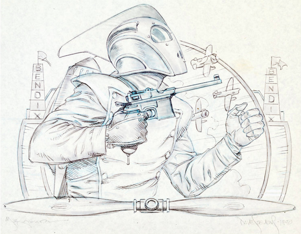 Rocketeer Illustration by Dave Stevens sold for $4,780. Click here to get your original art appraised.