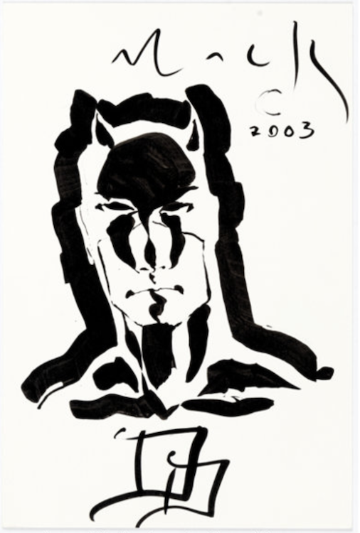 Daredevil Specialty Illustration by David Mack sold for $110. Click here to get your original art appraised.