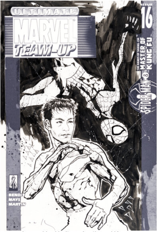 Ultimate Marvel Team-Up #16 Cover Art by David Mack sold for $4,320. Click here to get your original art appraised.