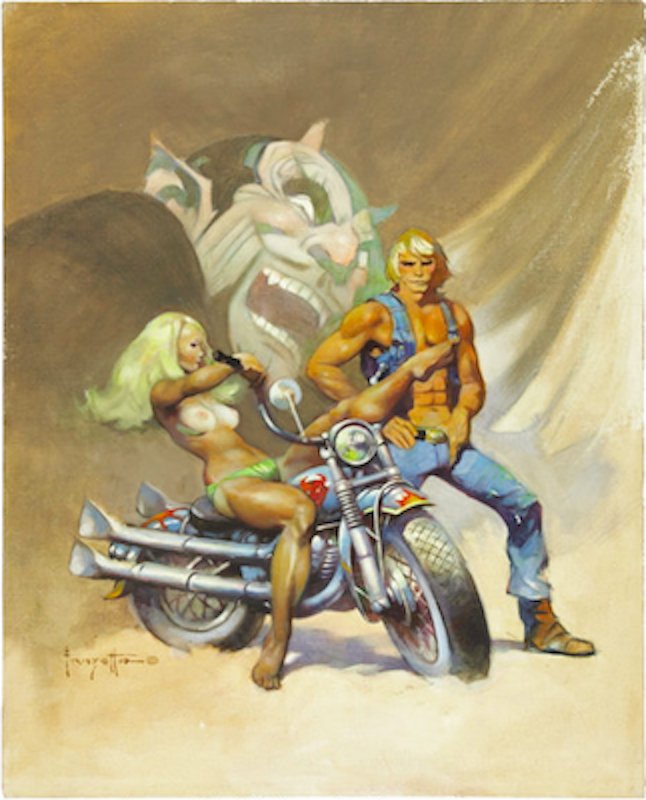 Devil Rider original art by Frank Frazetta sold for $41,825. Click here to get your original art appraised.