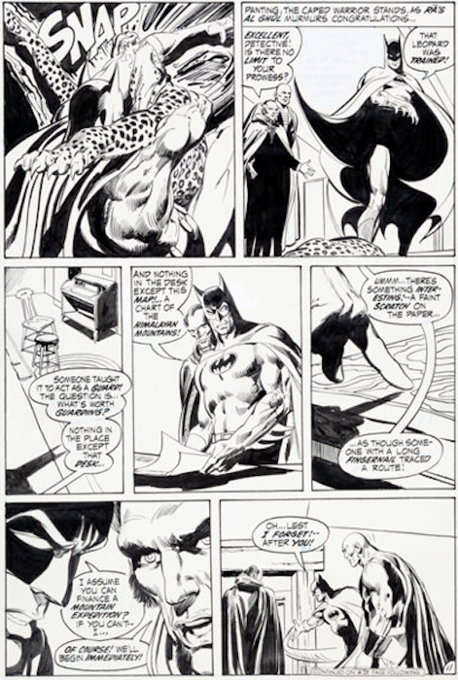 Batman #232 Page 11 by Dick Giordano sold for $20,315. Click here to get your original art appraised.