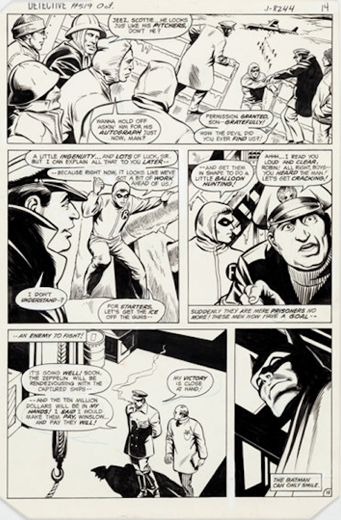 Detective Comics #519 Page 7 by Don Newton sold for $2,390. Click here to get your original art appraised.