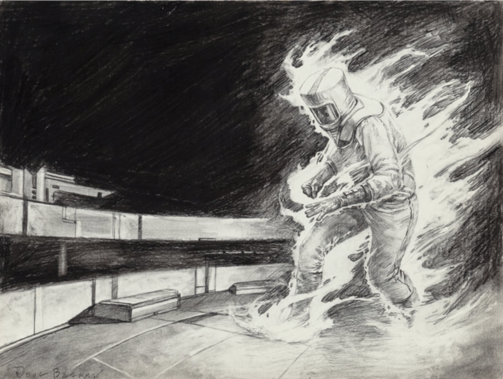 Dead Man Switch Analog Magazine Interior Illustration by Doug Beekman sold for $500. Click here to get your original art appraised.