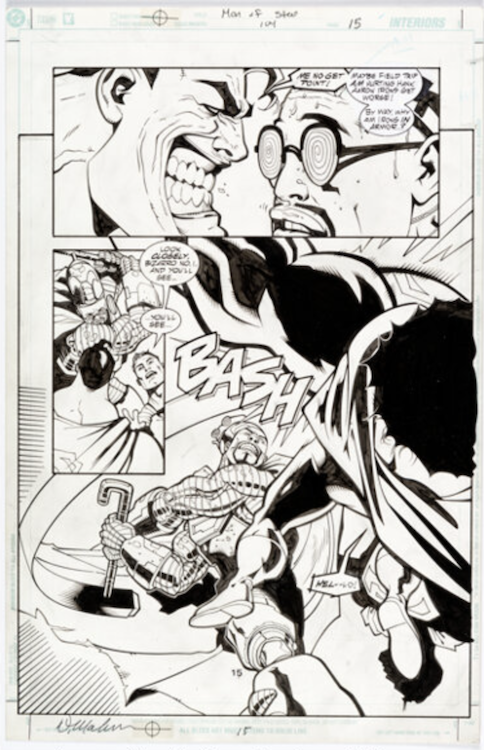 Superman: The Man of Steel #104 Page 15 by Doug Mahnke sold for $230. Click here to get your original art appraised.