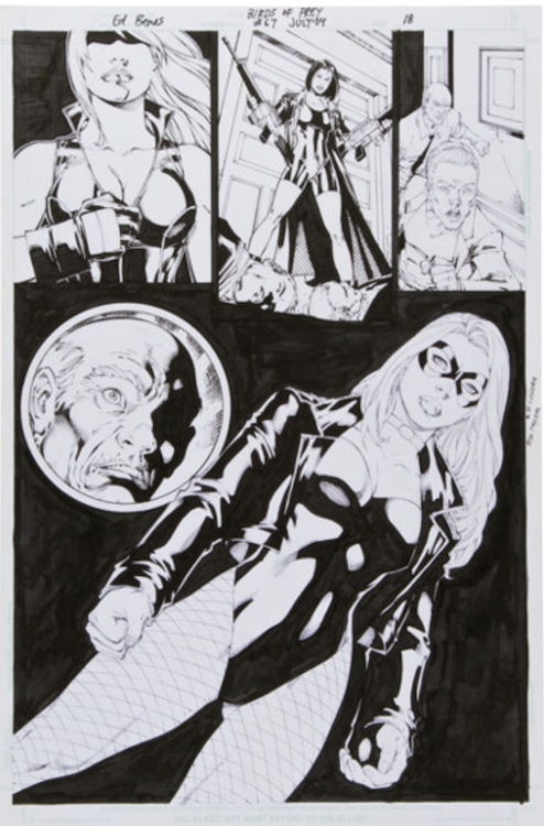Birds of Prey #67 Page 18 by Ed Benes sold for $390. Click here to get your original art appraised.