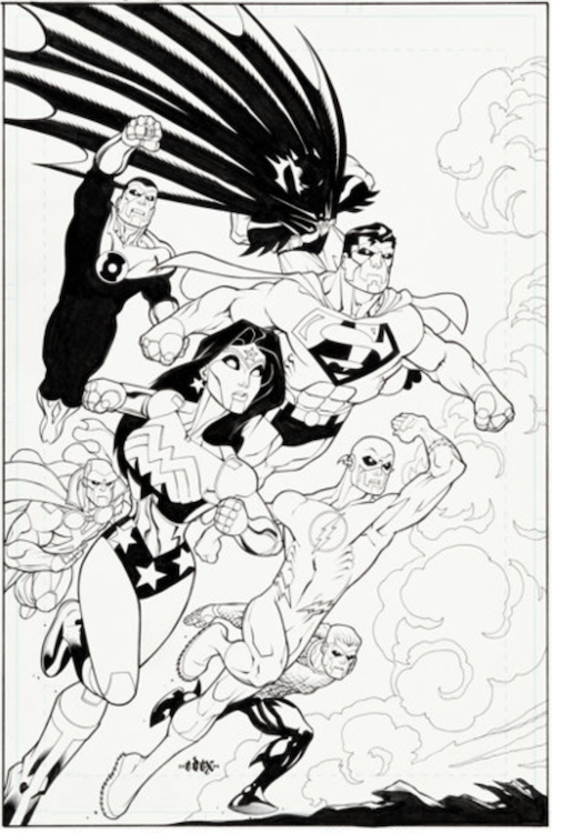 JLA: Classified #2 Cover Art by Ed McGuinness sold for $1,910. Click here to get your original art appraised.