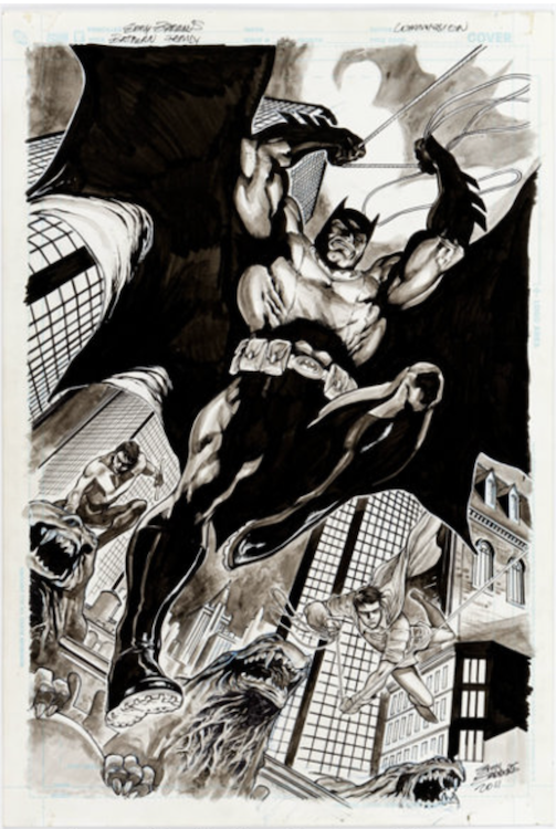 Batman and Family Commission Illustration by Eddy Barrows sold for $490. Click here to get your original art appraised.