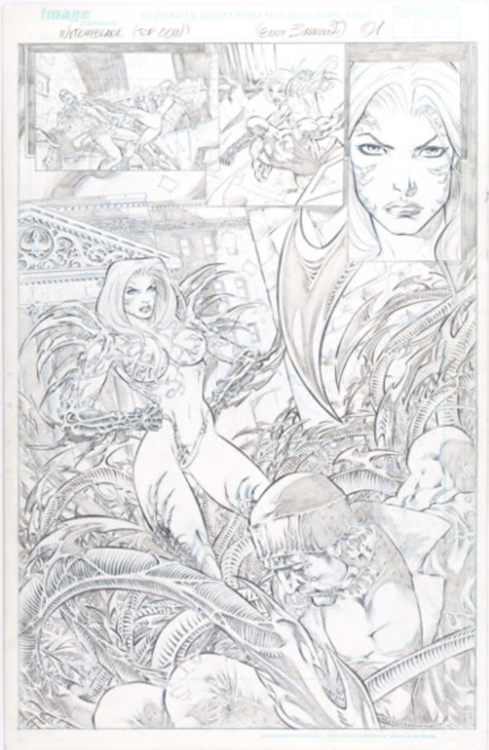 Witchblade Illustration by Eddy Barrows sold for $105. Click here to get your original art appraised.