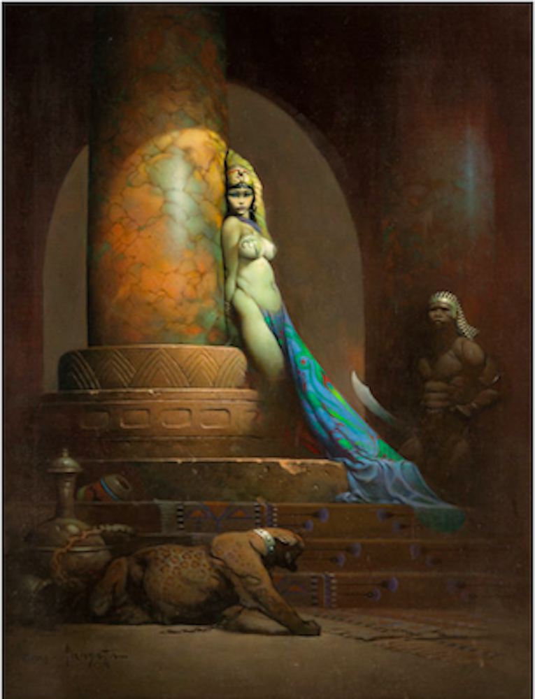 Egyptian Queen original art by Frank Frazetta sold for $5,400,000. Click Here for get your original art appraised.