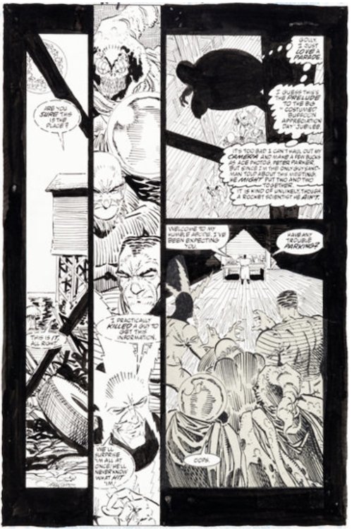 Spider-Man #18 Page 21 by Erik Larsen sold for $4,060. Click here to get your original art appraised.