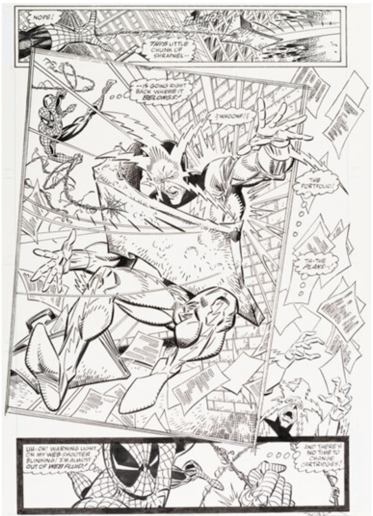 Spider-Man #337 Page 19 by Erik Larsen sold for $20,400. Click here to get your original art appraised.