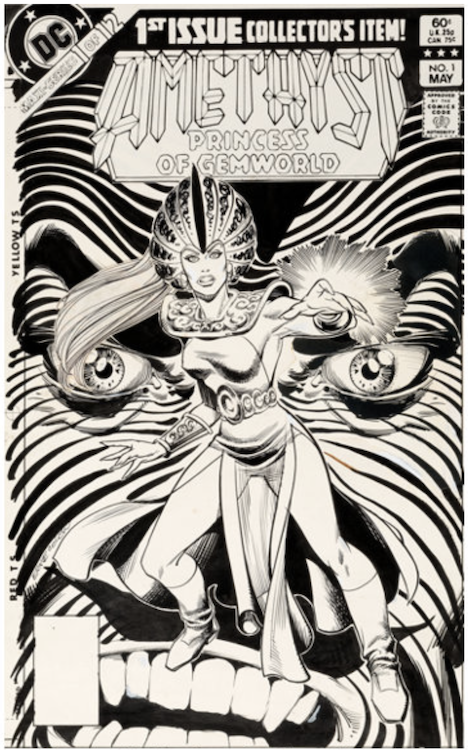 Amethyst, Princess of Gemworld #1 Cover Art by Ernie Colon sold for $2,630. Click here to get your original art appraised.