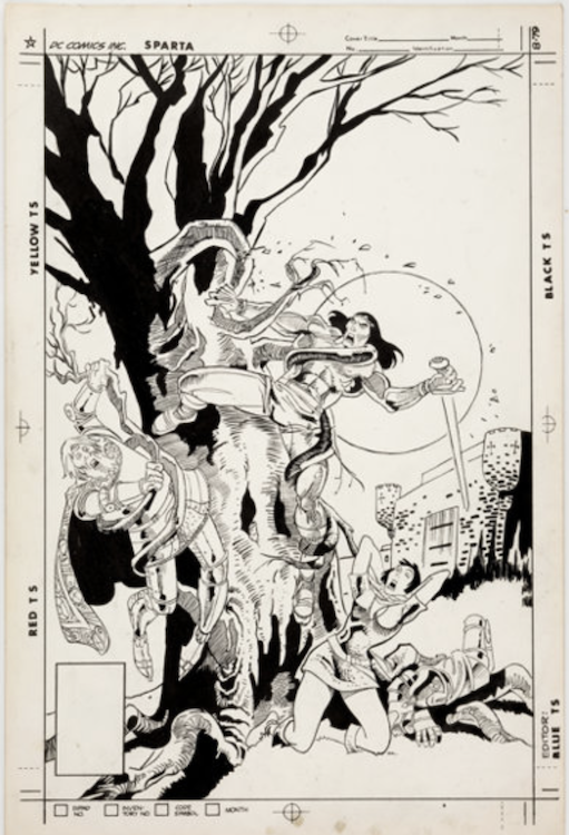Arak, Son of Thunder #4 Unused Cover Art by Ernie Colon sold for $720. Click here to get your original art appraised.