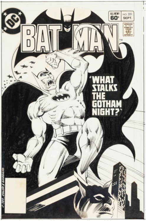 Batman #351 Cover Art by Ernie Colon sold for $4,180. Click here to get your original art appraised.