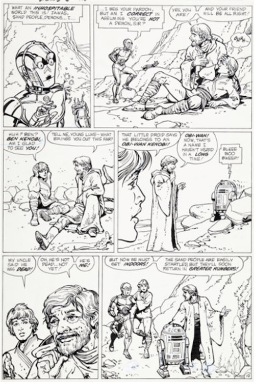 Droids #6 Page 19 by Ernie Colon sold for $1,315. Click here to get your original art appraised.