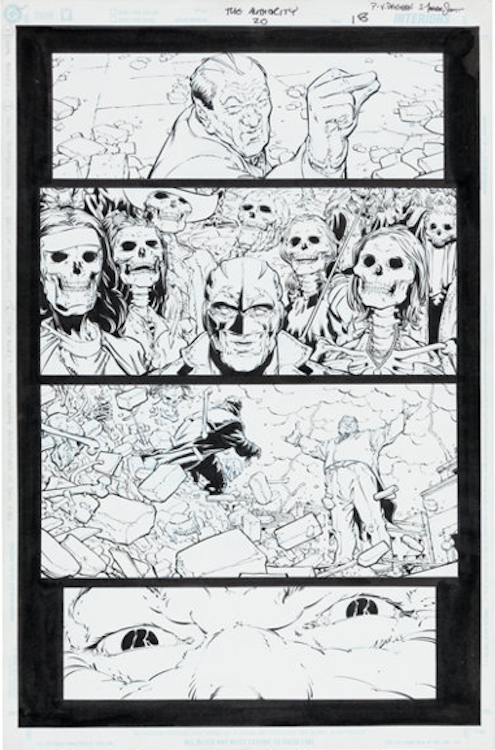 The Authority #20 Page 18 by Frank Quitely sold for $310. Click here to get your original art appraised.