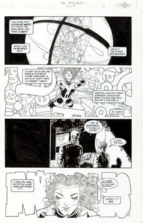 The Invisibles Volume 3 #1 Page 11 by Frank Quitely sold for $3,840. Click here to get your original art appraised.
