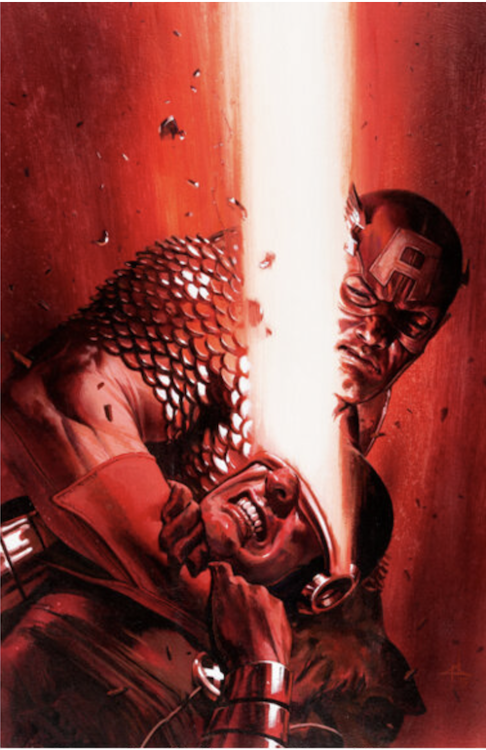 Secret War #6 Variant Cover Art by Gabriele Del'Oto sold for $6,600. Click here to get your original art appraised.