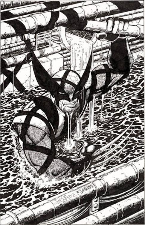 X-Men Portfolio Plate #7 by George Perez sold for $5,520. Click here to get your original art appraised.