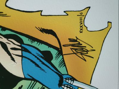 Giant-Size X-Men #1 canvas signed by Stan Lee
