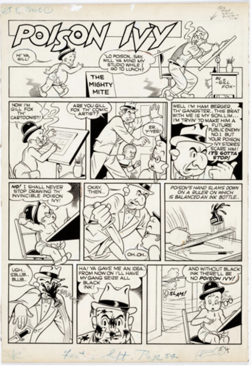 Feature Comics #38 Page 1 by Gill Fox sold for $1,020. Click here to get your original art appraised.