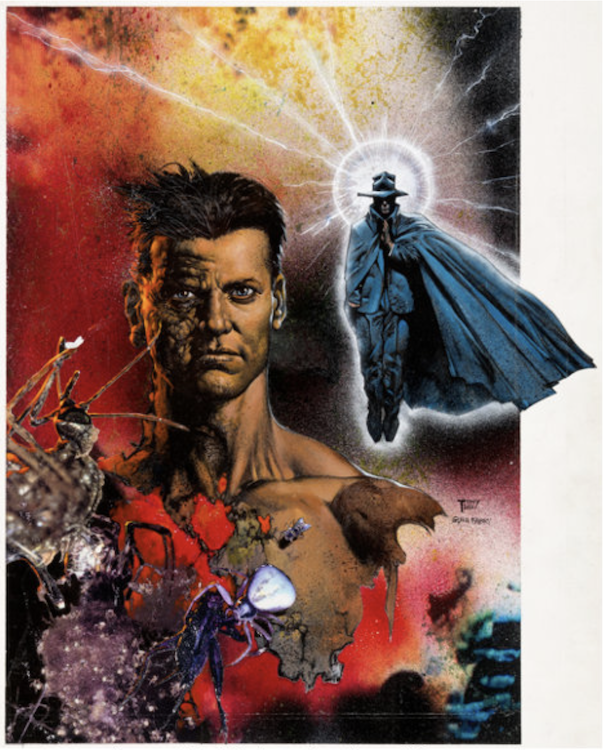 Scarab Painting by Glenn Fabry sold for $780. Click here to get your original art appraised.