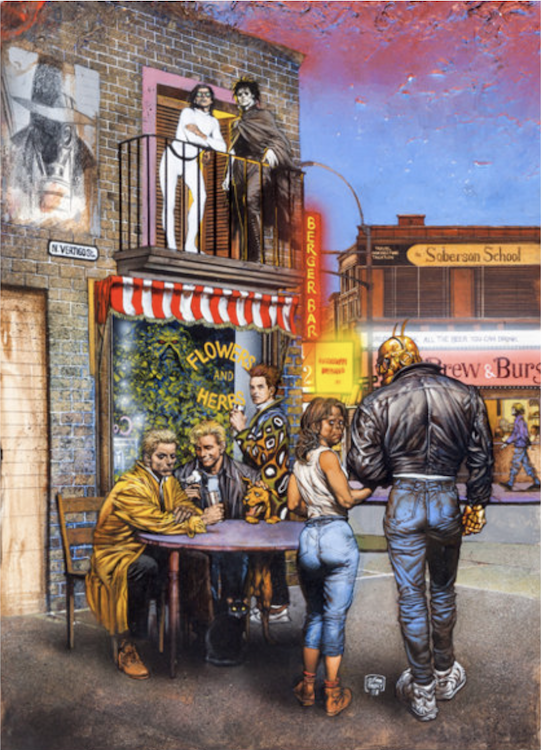 Vertigo Jam #1 Cover Art by Glenn Fabry sold for $4,180. Click here to get your original art appraised.