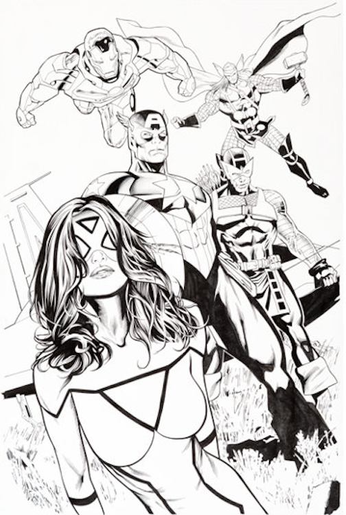 Greg Land Art Values Sell My Comic Art