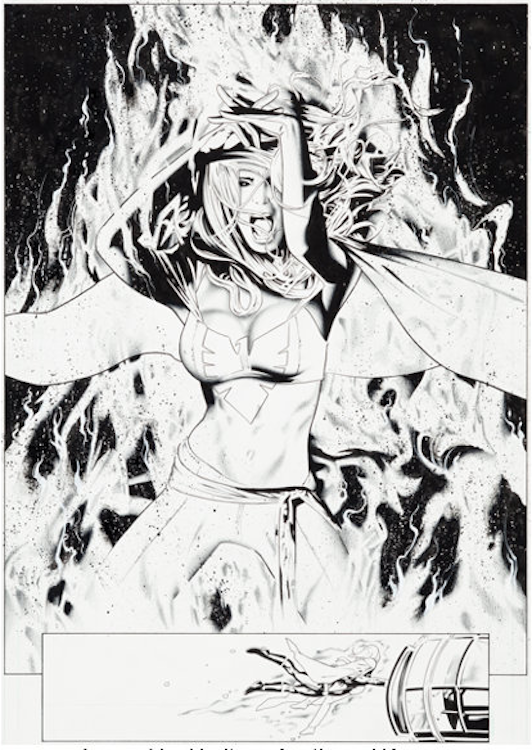 X-Men: Phoenix Endsong #4 Cover Art by Greg Land sold for $1,670. Click here to get your original art appraised.