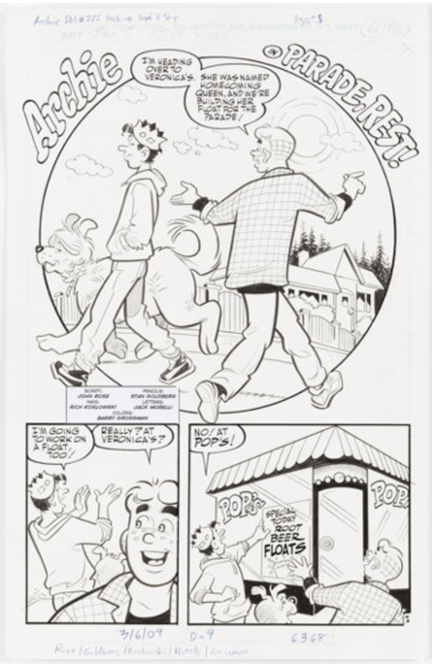 Archie 5 Complete Stories Group of 31 by Henry Scarpelli sold for $430. Click here to get your original art appraised.