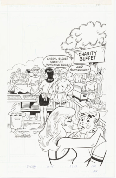 Betty and Veronica #146 Cover Art by Henry Scarpelli sold for $690. Click here to get your original art appraised.