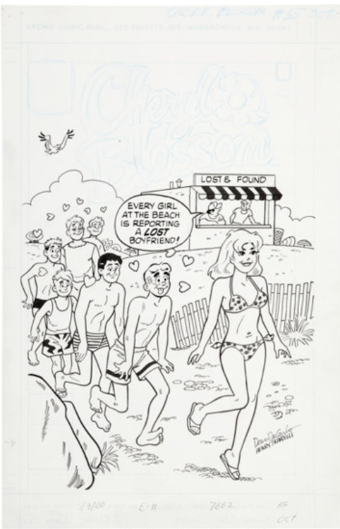 Cheryl Blossom #35 Cover Art by Henry Scarpelli sold for $240. Click here to get your original art appraised.
